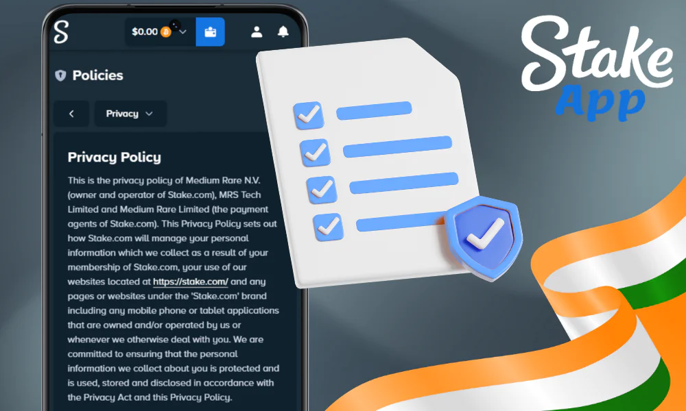 Privacy Policy in Stake app